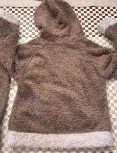 Cute Bunny Fleece Pajama Set