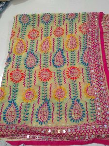 Embroidered Dupatta with Sequins