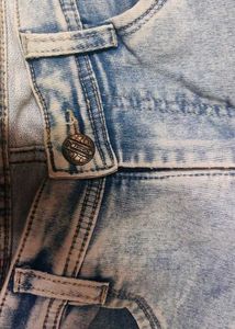 Light Wash Jeans with Side Stripe
