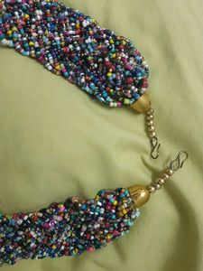 Colorful Beaded Statement Necklace