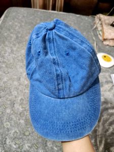 Blue Denim Baseball Cap