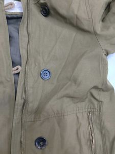 Stylish Olive Green double layer Hooded Jacket