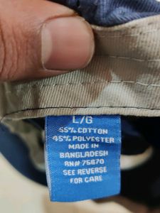 Beautiful Navy Blue Wgite Combi Cap