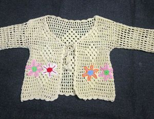 Cream Crochet Top