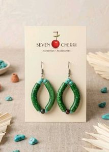 Seven Cherry Handmade Earring