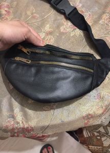 black waist bag