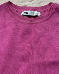 Pink Zara Sleeveless Top
