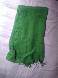 Floral Kurta+Free Stole (Green )