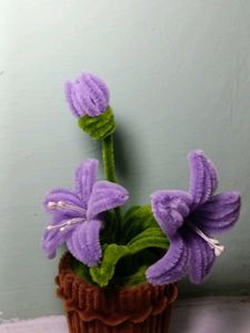 Handmade Pipe Cleaner Flower Pot