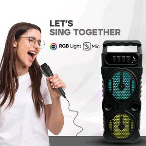 Portable Karaoke Speaker with Mic