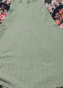 Pleated Midi Skirt