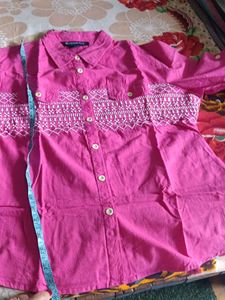 pink shirt totely new no defect