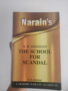 Narain's The School for Scandal Book