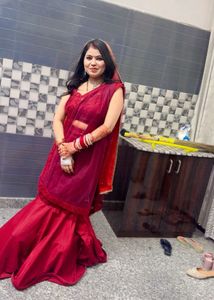 fish cut lehenga
