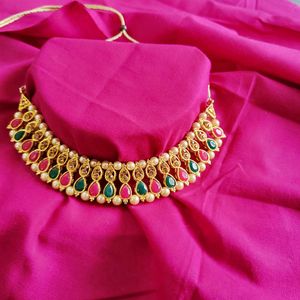 Elegant Gold Plated Necklace Set