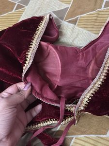 Elegant Velvet Blouse