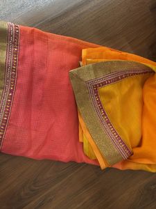 Ombre Sunset Saree