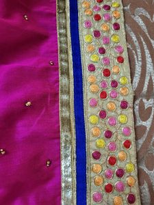 Beautiful Color With Nice Lace Never Used Duppata