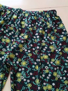 Floral Print Palazzo Pants