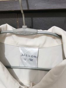 Cream Pintuck Kurta Shirt