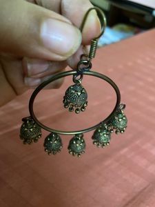 Oxidised Gold/copper Earrings