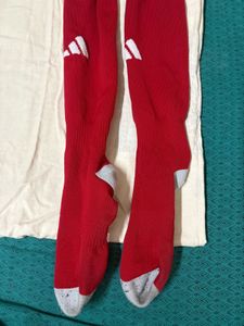 Adidas Red Soccer Socks