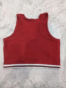 Red Cropped 🤎Tank Top