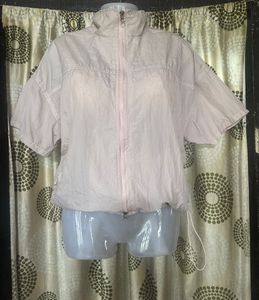 Light Pink Short Sleeve Trekking Jacket