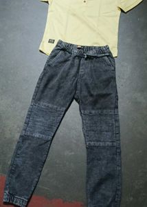 Boys Casual Kurta and Jeans Set