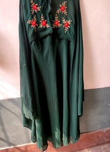Bottle Green Gown