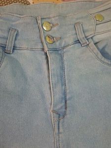 Y2K Light Wash Wide Leg Jeans