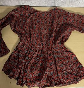 short kurthi printed top