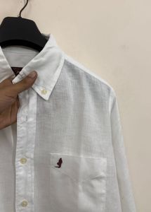 Classic White Linen Shirt