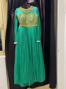 Elegant Green Ethnic Gown