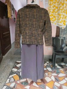 Imported Winter Wear Wrap Skirt &amp; Jacket Set