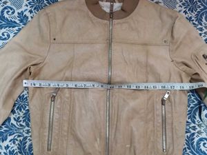 leather bomber jacket