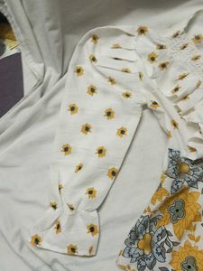 Stylish Printed Peplum Kurta