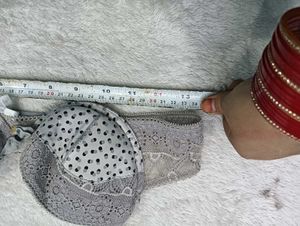 Polka Dot Bra with🇲🇾 Lace Detail