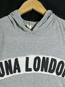 Grey Hooded Top (Women)
