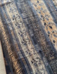 Elegant Printed Saree with Embellishments