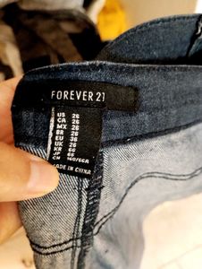 Dark Wash Skinny Jeans(Forever21)
