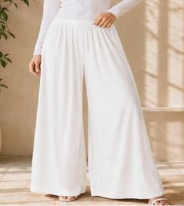 Elegant White Palazzo Pants