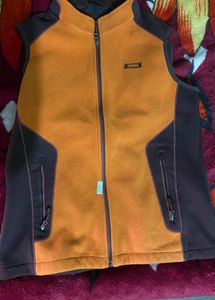 Stylish Orange Sleeveless Vest