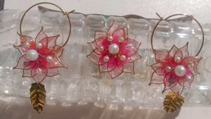 🌺Floral Resin Earing 🌺