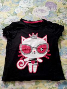 Cute Cat Graphic T-Shirt