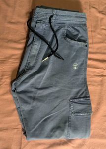 Men's Blue Cargo Pants