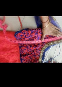 Stunning Coral Lehenga Choli