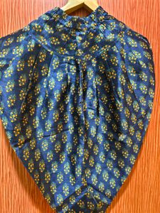 Boys Bright Yellow Ethnic Kurta with dupatta