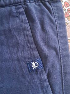 UCB Men's blue cotton Short