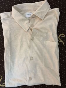 Celio Men's Cream Casual Shirt